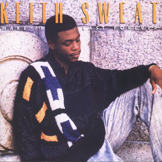 47) Make It Last Forever - Keith SweatAlbum marquant un tournant décisif du R&B, il naît de la collab entre Sweat et Teddy Riley et donne une forme à ce qu'on appelle New Jack Swing. Il est synonyme d'espoir dans un contexte social critique, un renouveau de la musique.