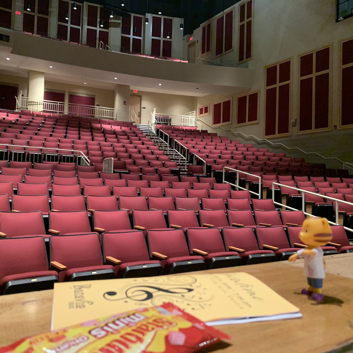 BataviaFineArts's tweet photo. I thought our quarantined program might need company, so I brought a friend. After all, you talk to people during intermission! Remember, to free the quarantined program we should all stay home! #quarantinedprogram #freetheprogram https://t.co/gm1THRJWPT