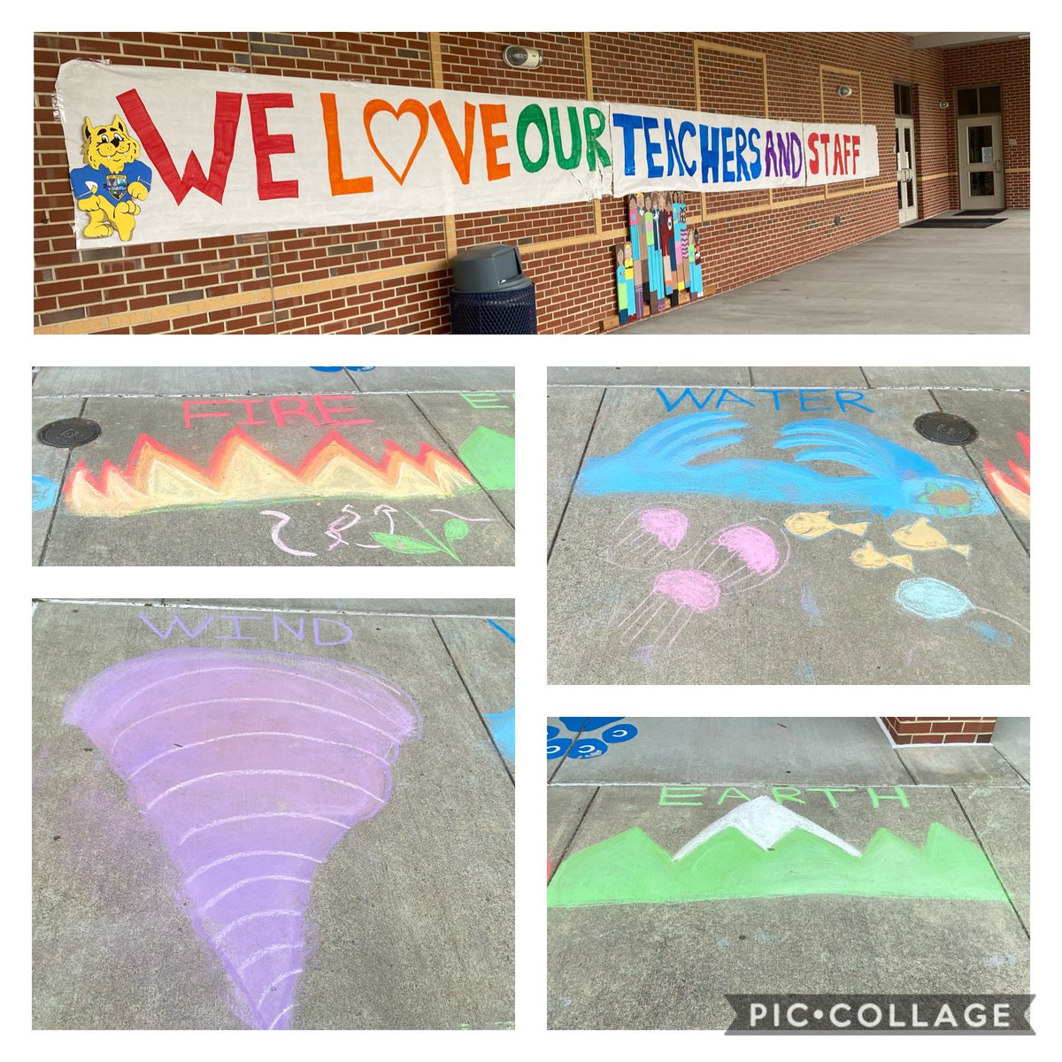 Today’s Teacher Appreciation Gestures Were AMAZING 💙💜💙💜 Best PTA ever @wilburn_es <a href="/stacy_goode/">💫Stacy Goode</a>