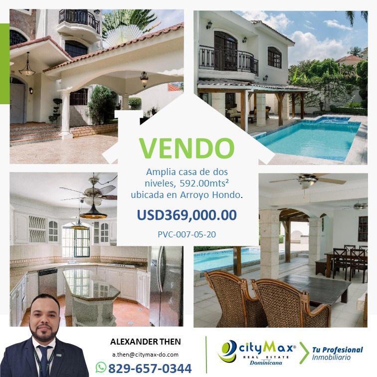 CitymaxDo's tweet photo. Casa en venta en Arroyo Hondo
💻 https://t.co/YTYQRsx0tB
📧 contacto@citymax-do.com
#RealEstate #CityMaxDo https://t.co/N1sVnKIbLM