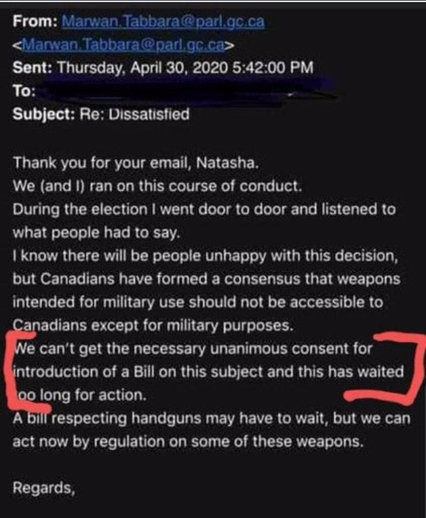 BolbanR's tweet photo. @BillBlair @cbcradio @CBCOnTheCoast @UpNorthCBC @AllPointsWestBC @afternoonCBC https://t.co/g4mZ3xD0Wl
Why donโt we talk about how public health deemed that a ban would be ineffective in combating gun violence.
And while youโre at it care to address this too?
#ScrapTheBan #RepealC71 #assaultweaponsban https://t.co/llbF3dPMF0