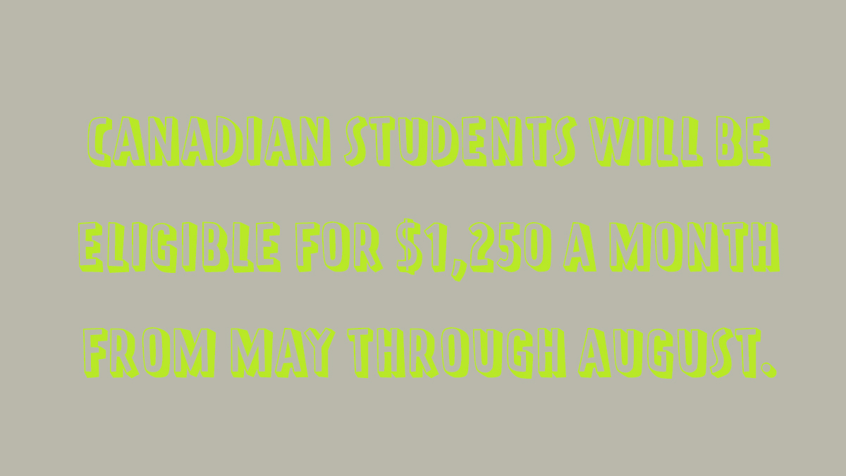 Students will be eligible for $1,250 a month from May through August. ctvnews.ca/canada/pm-trud…