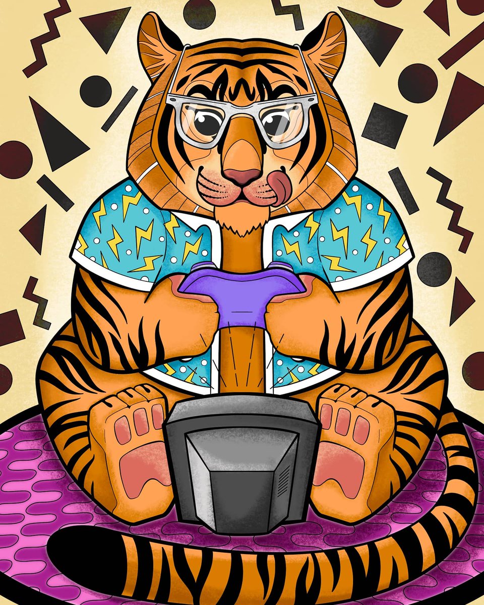 sujaym_'s tweet image. Gaming tiger
@Procreate
#ProcreatePowerUp