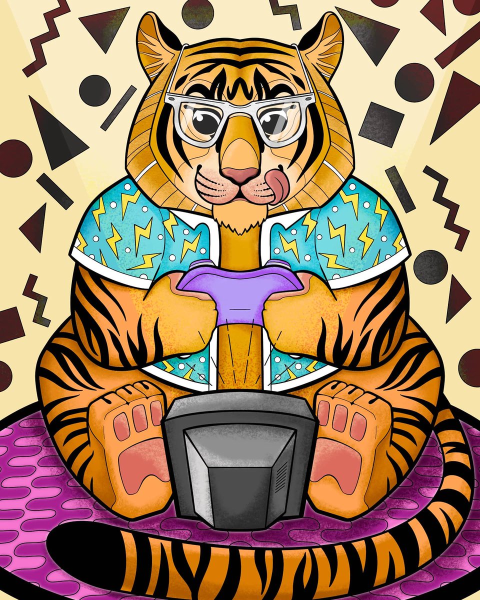 sujaym_'s tweet image. Gaming tiger
@Procreate
#ProcreatePowerUp