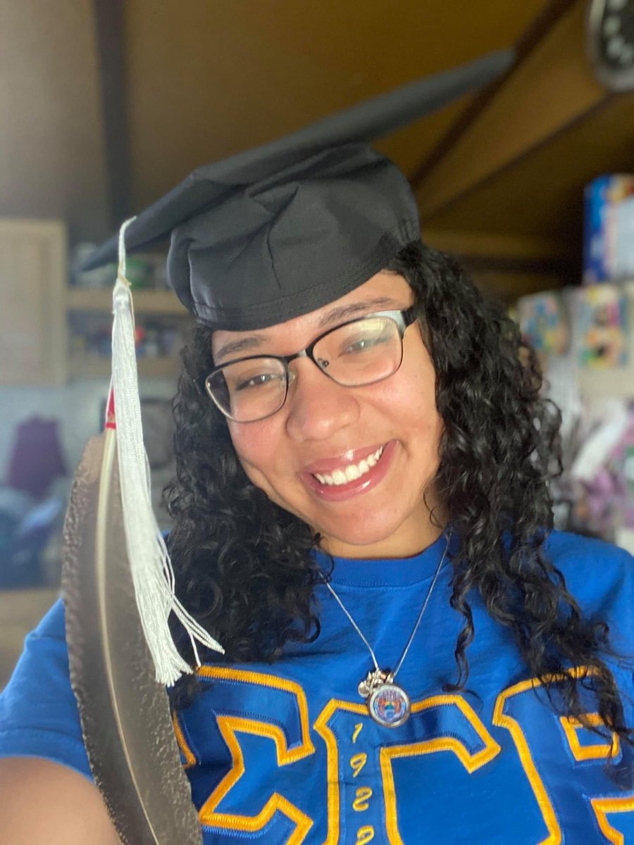 Doris Tinsley, an enrolled member of the Shinnecock Indian Nation, is receiving her Bachelor of Science in Sociology and her minor in American Indian Studies. Upon graduation, Doris will be moving to South Dakota to prepare for law school in the fall of 2021.  #Shinnecock
