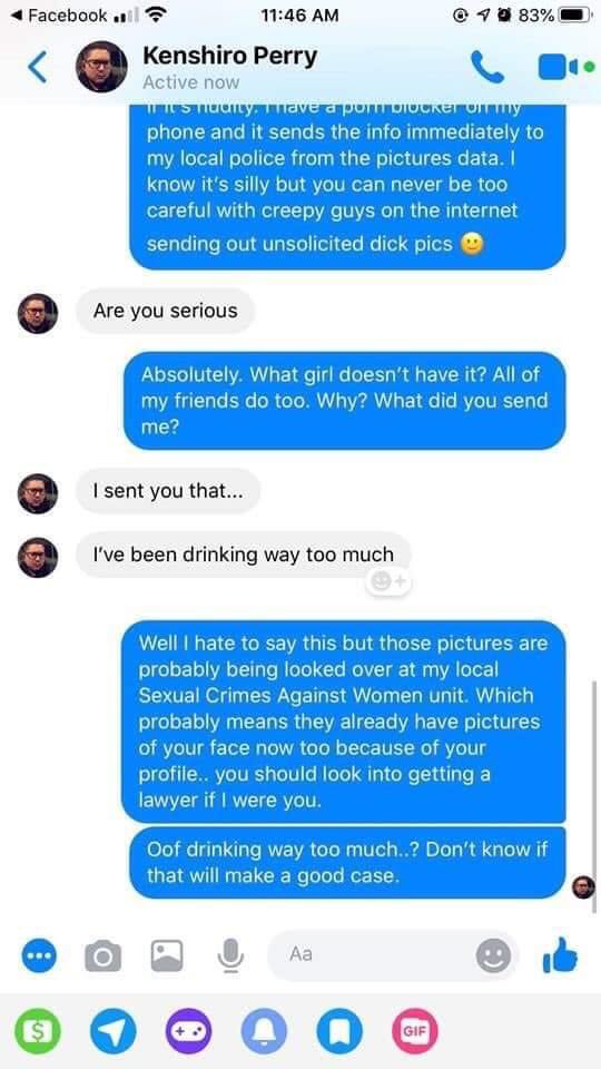 DrDoogh's tweet photo. Ok ladies. If you really dont want unsolicited dick pics this is what you do. You're welcome. https://t.co/ysQZBnUBjd