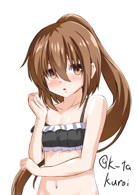 姉妹の中では実はおっぱい大きそう
#文月
#艦これ版深夜の真剣お絵描き60分一本勝負
#艦これ版真剣お絵描き60分一本勝負_20200508 