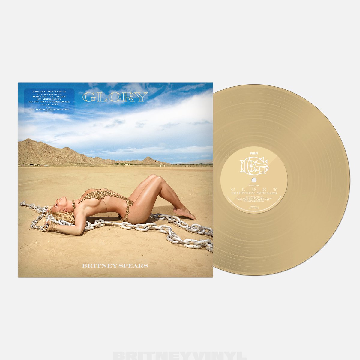 Tristan On Twitter Glory By Britney Spears On Limited Edition Gold Vinyl With Exclusive Album Cover Mock Up Made By Britneyvinyl