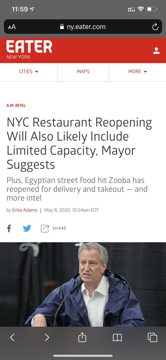 khefzy's tweet photo. Egyptian street food hit Zooba in Nolita has reopened for delivery and take out. In other news, NYC Mayor Bill de Blasio talking about plans to reopen dine-in in NYC restaurants. @ZoobaEats @NYCMayor @BilldeBlasio #Zooba #NYC https://t.co/xBjIMAPRMl