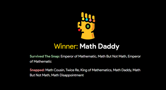 JMS_Davis's tweet image. I have been living for "8th Grade Science Gimkit Fridays" in these remote learning times!  Names for this round were inspired by one of the things I miss most about teaching in person--the absolutely fantastic sense of humor of each unique group of students. @ms_roop @gimkit