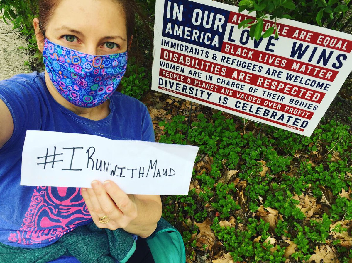 LauraVecchione's tweet photo. #IrunwithMaud #IRunwithAhmaud #IRunWithAhmaudArbery https://t.co/EPU3ZXcGlo
