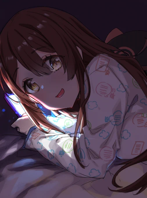 夜更かし甜花 