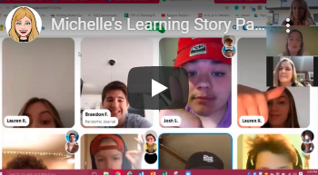 Find out how Michelle Erickson, @ GESS is able to continue a sense of belonging &amp; community, and making learning manageable with her Gr 11 and 12 Ss through feedback, listening, and responding to their learning needs and wants. bit.ly/2YYp9l1 #SD23learns #remotelearning