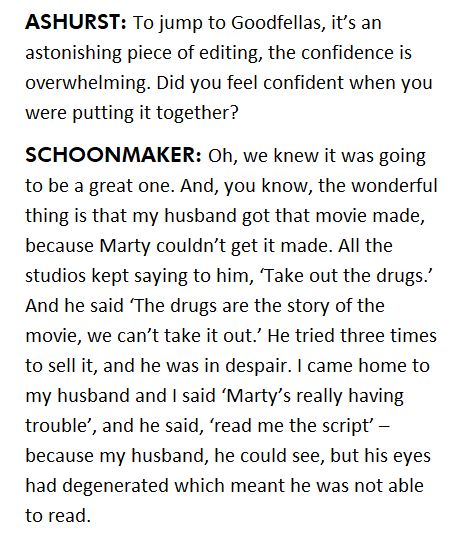 JFrankensteiner's tweet photo. THELMA SCHOONMAKER https://t.co/YXRGnh7aiH