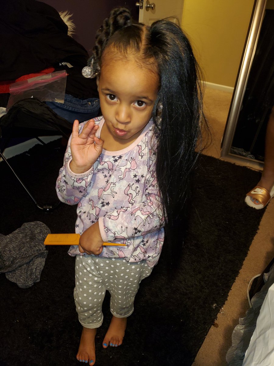 Starthesecond's tweet photo. She gets to wear the ponytail if she goes potty... she's ECSTATIC 
#that2yrold #Star4 #MyBaby #DrawstringPonytail https://t.co/s8kQWTwOGX