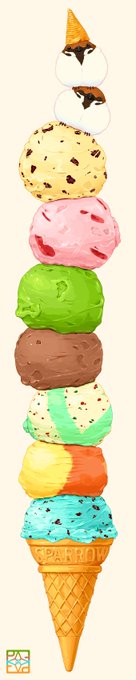 「アイスクリームの日」のTwitter画像/イラスト(古い順))