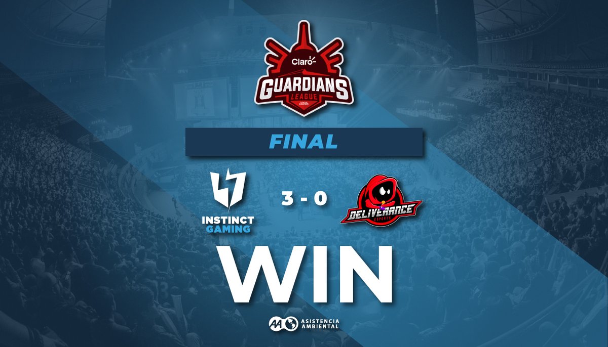 InstinctProTeam's tweet photo. ¡GANAMOOOOOOOOOS! 🏆
EL CAMPEONATO SE QUEDA EN CASA ⚡️
#GOOOOOOINS #INSGWIN
@LVPperu 🇵🇪
#ClaroGuardiansLeague https://t.co/r5mgJf5Y4w