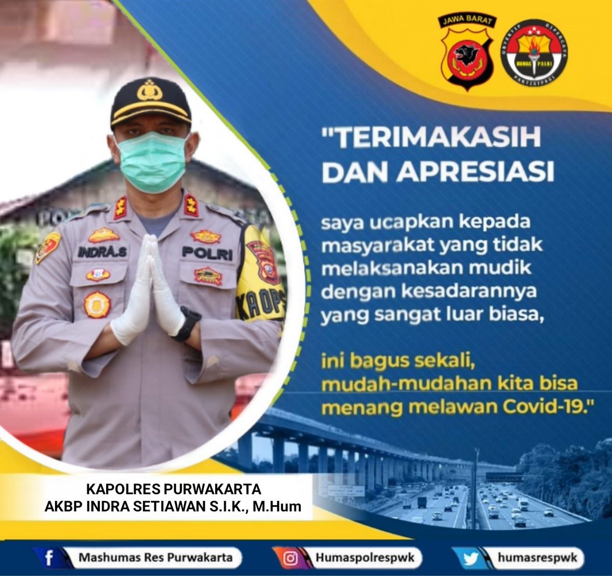 Jackhide12's tweet photo. Maskermu melindungi kamu, maskermu melindungi aku
Ini yang harus kita lakukan, hargai dan bantu mereka yang melaksanakan isolasi mandiri, jangan diskriminasi dan jangan menolak jenazah Covid-19

Achmad Yurianto
Juru Bicara Pemerintah

#PartisipasiCegahCovid19 https://t.co/ZFrtJIzPOY