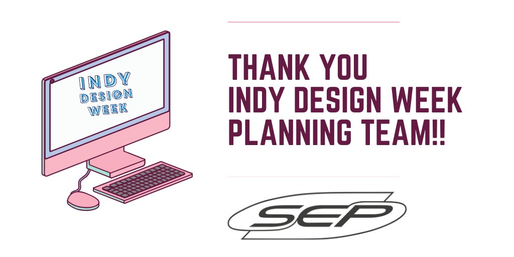 wwwsepcom's tweet image. Kudos to the @IndyDesignWeek organizing team for a putting on a great virtual conference today!  An extra high five to SEPeers @whoispoppe and @mathewda for hosting and producing a great live stream!! WELL DONE! #IndyDesignWeek #IndyTech