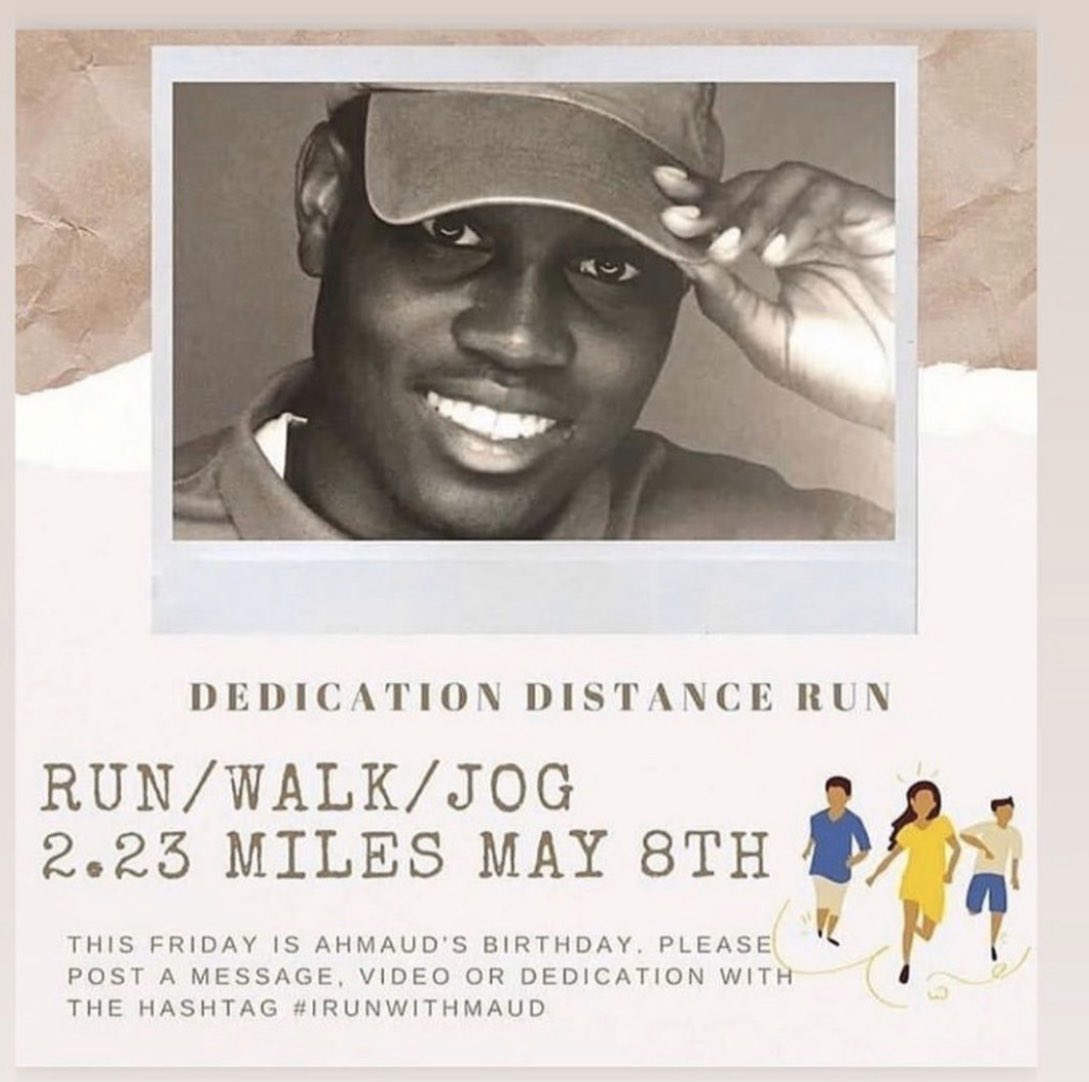 reynardscience's tweet photo. I am privileged for many reasons. One being that I can run, city or trail, and not have to worry about my safety due to the color of my skin. Ahmaud Arbery would have been 26 today. Stand up against racism. We need to do better. Today #IrunwithMaud https://t.co/usILa8bUnR