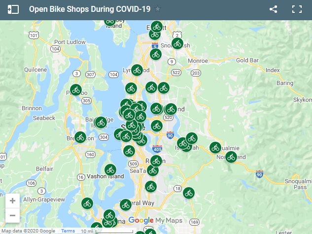 Looking to buy a bike? Cascade created a map showing which shops are open and what precautions they are taking #SEAbikes seattlebikeblog.com/2020/05/08/loo…