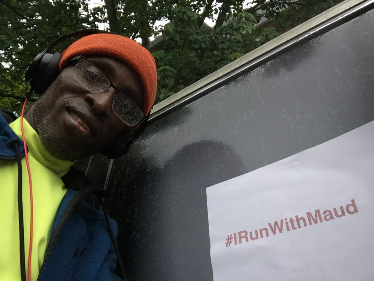 joeakpan's tweet image. My heart goes out to the family of Ahmaud Arbery. Brother Maud, this 2.23 mile run is for you. #IrunwithMaud #runforahmaud #RunningwhileBlack