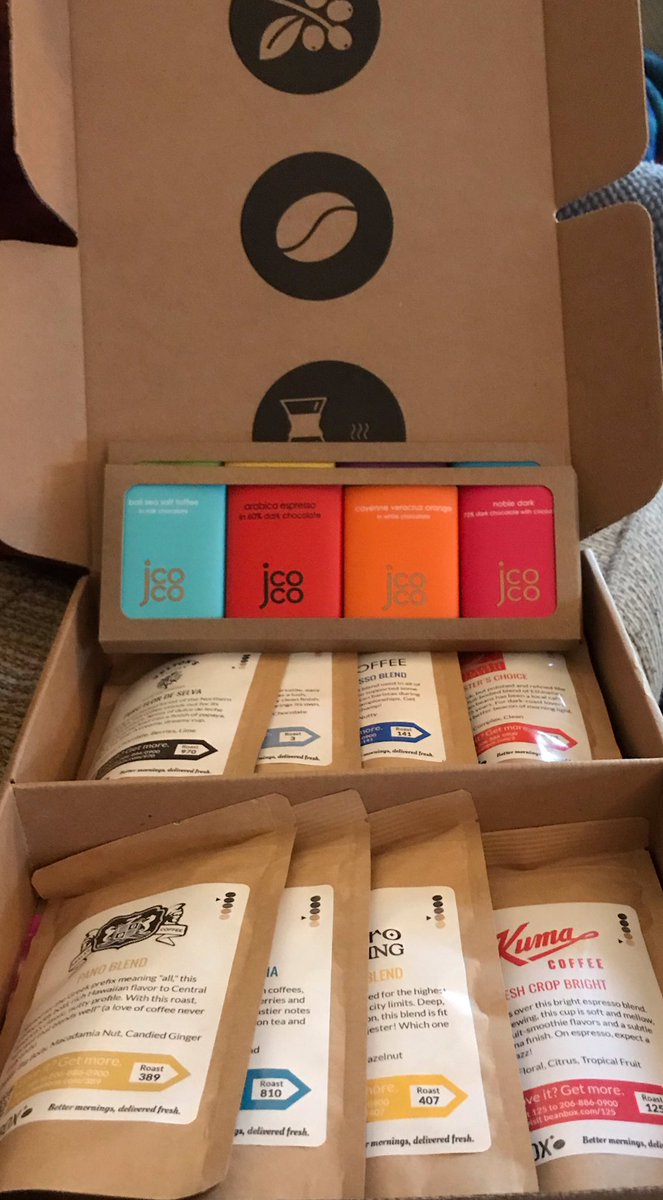 NancyDubensky's tweet photo. @nursekelsey This was delivered today, from my son &amp; his wife in DC. Although I did not know it, it was, in fact, exactly what I wanted 😎😍 #beanbox https://t.co/vQN38qfylf