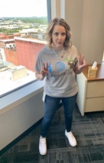 The best gift in the galaxy! Thank you so much Tina and Karry for such a sweet and thoughtful gift! @Nashville4D @DSPROUD #peace #love #sanitize #lifeatATT #DSProud #BabyYoda