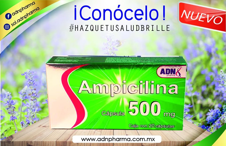 La ampicilina se usa para tratar determinadas infecciones que son ocasionadas por una bacteria.
ADN PHARMA se enorgullece de presentar un producto más a su catalogo.
#HazQueTuSaludBrille
Para mas información visita: medlineplus.gov/spanish/drugin…