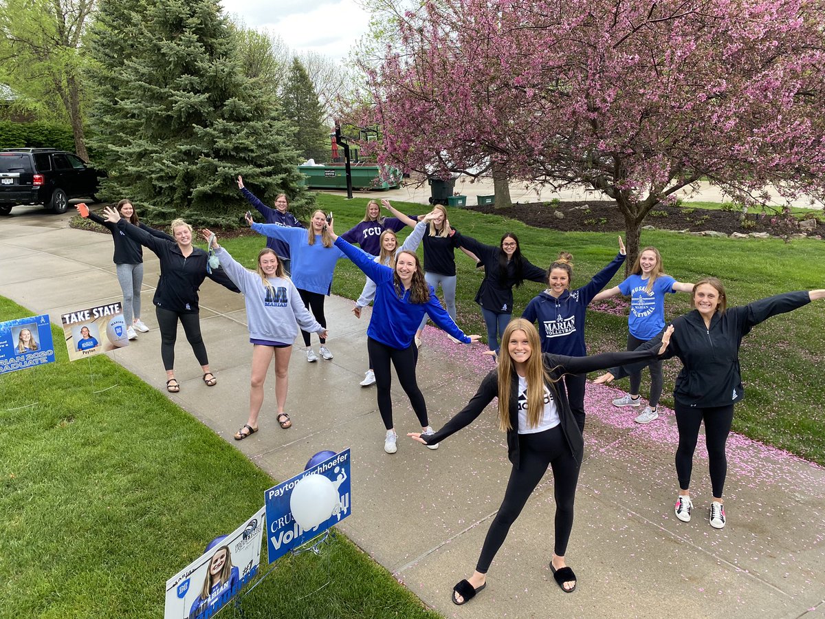 MHSCrusadersVB's tweet photo. Thank you seniors!!!!! Your leadership and dedication to this program has and always will be appreciated. We enjoyed celebrating you on Monday with a parade to each home. We wish you all nothing but the best and please don’t be strangers 😊 We are so proud of you all! https://t.co/3uB4mE5zhe