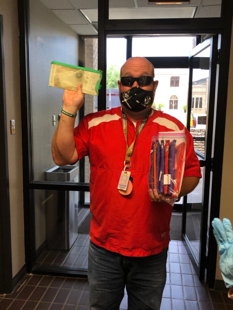 PICKeducation's tweet photo. Thank you to @EctorCountyISD principals for picking up Foldscopes for your students that signed up. We're looking forward to seeing all the discoveries in the #ECISDFoldscope Challenge! #teamECISD #PICKedu https://t.co/zAEO6hKk9s