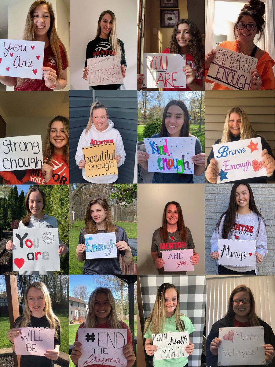 It’s #MentalHealthAwarenessMonth , a cause that means so much to our program. Our to-be Juniors and Seniors have a special message to share for this month. #EndTheStigma 

Thanks for the inspiration <a href="/UMUVB/">MountUnion_VB</a> !