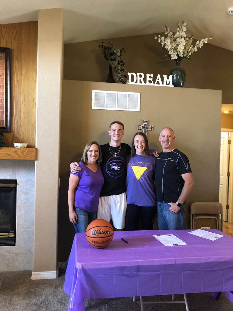 Congratulations to <a href="/PuebloWestHS/">Pueblo West HS</a> Senior Nic Hanenberg for signing to play basketball at Kansas Wesleyan University in Salina, Kansas. #gocyclones🌪