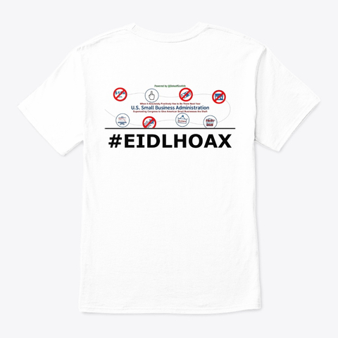 SSuxass's tweet photo. We are so proud to offer our SBA SuxAss T-shirt commemorating our world class screwing up of the #CARESAct #EIDL #eidladvance program.  Get yours today starting at just $17.99!  While supplies last!
https://t.co/PUzDViiYLZ https://t.co/XjjS6oQHR8