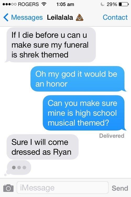 CardamomZlop's tweet photo. so dang merry. Or their own death. | 27 Texts You'd Only Get From Your Best Friend #humor #lol #grin #funny https://t.co/4G8ceRXeVD