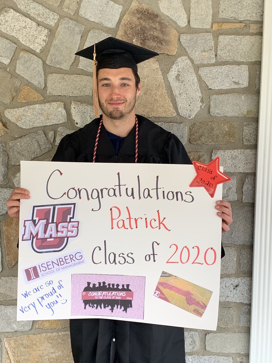 Gina_Kelly12's tweet photo. So proud of you, Patrick Kelly #umasstogether #Umass2020 https://t.co/6w2INEEZSI