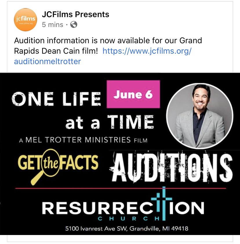 TheBurkeSage's tweet photo. Hey Michigan actors (especially West-siders)- auditions coming Dean Cain film! I have an amazing supporting role in this film, so hoping to see some friends cast 😁 #michiganactors #indiefilmmaking #amtcgrads #jcfilmspresents #filmcasting https://t.co/Qlsfqm9p4R