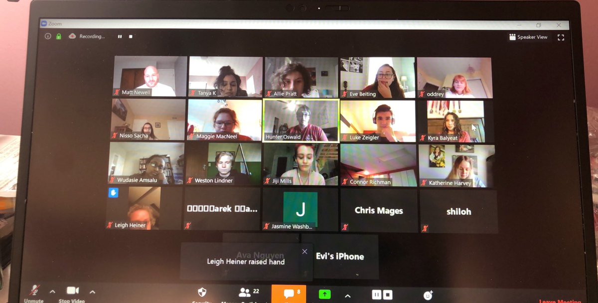 EastJSA's tweet photo. What a great last JSA meeting of the 2020 school year! Watch the year in review here: https://t.co/DsBHrgxULP https://t.co/G0JCiUndxK