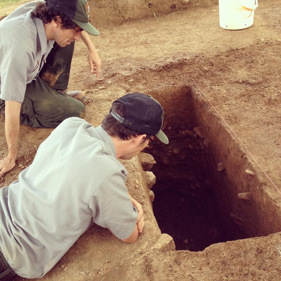 HopewellOhioNPS's tweet photo. Today’s #wordoftheday is: sondage: noun (son·dage)a small test excavation or test pit to examine the stratigraphy (or layering) of a site. In order to get a better look at many Hopewell features, archeologists must open up a sondage. #FunFactFriday #ParkedAtHome #NerdWords https://t.co/Okk4t7YNfk