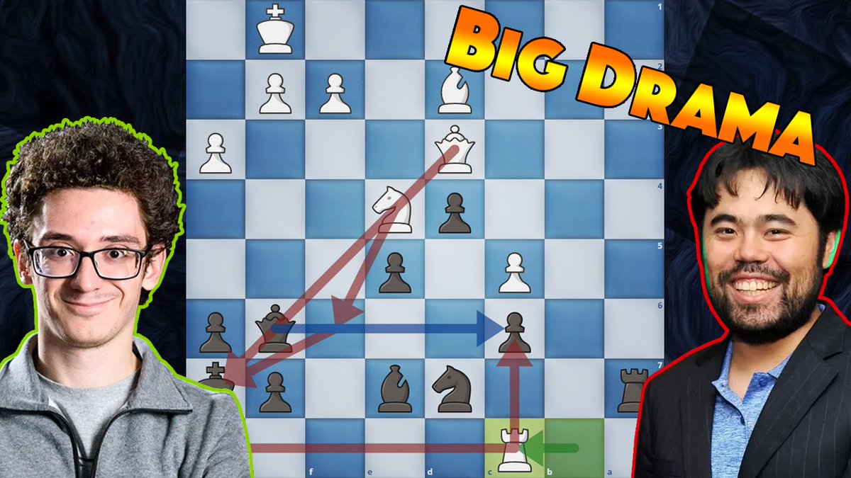 MordimerChess's tweet photo. Couple of days later... because of technical problems and health problems... but here we go. Just finished the recording of dramatic semi-final game.

Fabiano Caruan vs Hikaru Nakamura
https://t.co/3kGEgNWCZ6
Enjoy and share with friends ❤️❤️

#chess #MagnusInvite https://t.co/RouewkJvE5