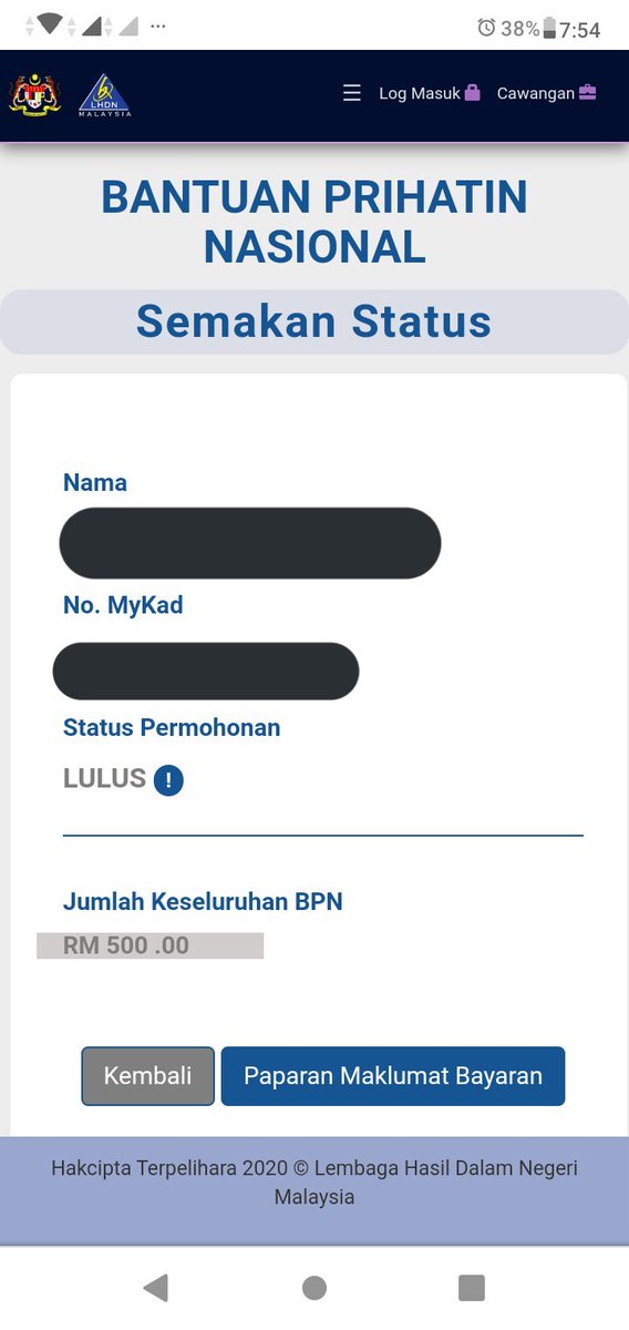 FadzilahMamat's tweet photo. Saya terima satu soalan berkenaan BPN. 

Adik ni bekerja dengan gaji bawah RM2000 dan sepatutnya dapat RM800. 

Tapi dia hairan kenapa dia cuma dapat RM500 sahaja. 

Anyone dapat macam ni jugak? Or anyone tahu kenapa dia cuma dapat RM500 je? Adakah RM300 akan dapat kemudian? https://t.co/MVu046JWkr