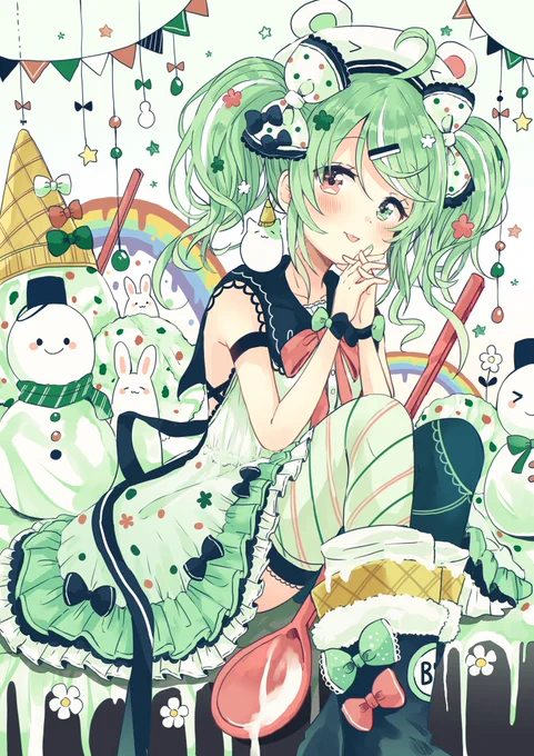 ポッピングシャワーちゃん?
#アイスクリームの日 