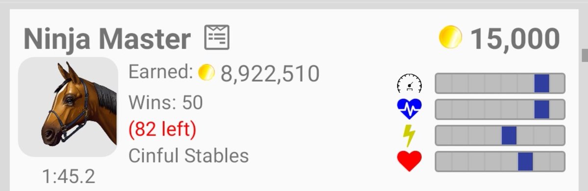 CinfulStables's tweet photo. @AndPacing New sire in AUS for 15k. Great bar structure, thought would be 7766 but I guess gate speed was just short. https://t.co/RWhvHGNKBg