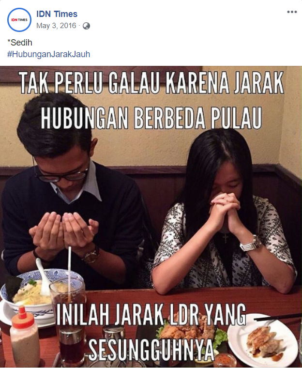 ariel_heryanto's tweet photo. Mungkin Anda sudah beberapa kali menyaksikan gambar seperti ini. Pernahkah Anda bertanya atau menjawab mengapa yang Muslim mesti yang pria, dan yang non-Muslim yang perempuan? Dalam kenyataan apakah tidak pernah ada yang sebaliknya? Adakah dalam film nasional?

Mohon pencerahan. https://t.co/WDNCAo5RkU