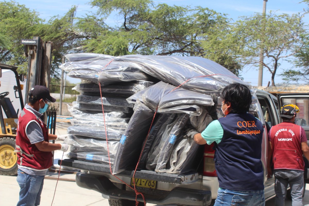 #NoticiasGRL | 📌 COER CONTINÚA REABASTECIENDO ALMACENES ADELANTADOS PARA ATENCIÓN DEL COVID

*Municipalidades de Pítipo, Mórrope y Puerto Eten ya cuentan con logística para afrontar pandemia.

facebook.com/gobiernoregion…