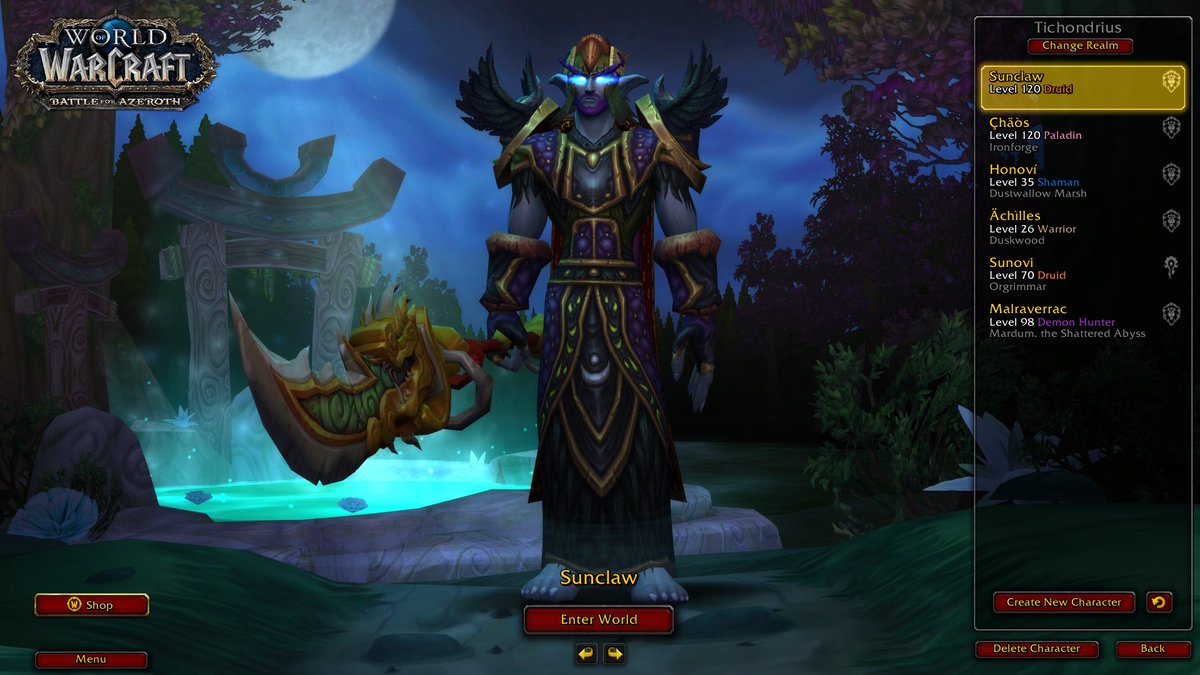 Sunclawwow's tweet photo. THE SLEEPER HAS AWAKENED!!!! SHADOWLANDS 120 boost activated :)
#LFG #PVP #WPVP #bigbite #ripndrip #rootsofsteel #PCgamer #bytheclawsofthesun #coolcats #bigbeardontcare #forthetree #WOW #worldofwarcraft #druid #leveling #nightelf #forthealliance #gaming #mmorpg #Shadowlands https://t.co/CZqRUDgV6C