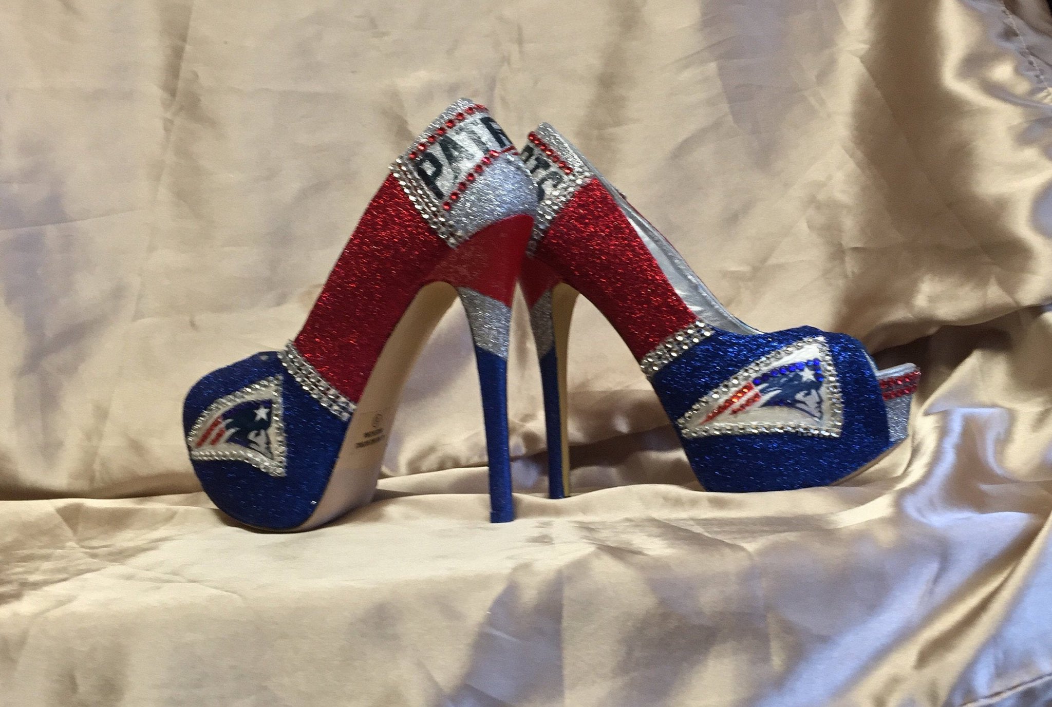 Patriots high heels sale