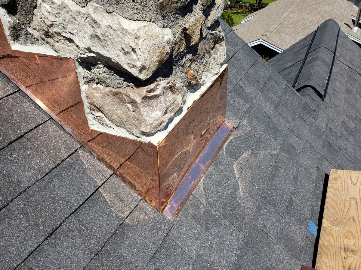 aqrsct's tweet photo. New copper counter flashing https://t.co/0tg0D9YJPh