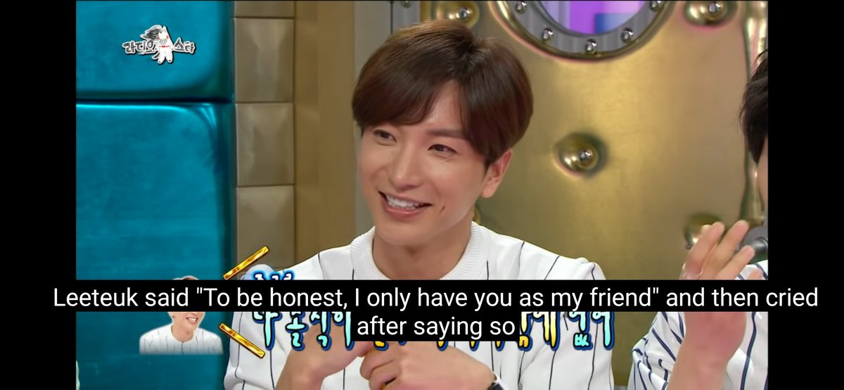 Heechul swore that he will always be on Leeteuk's side after the Incheon Battle