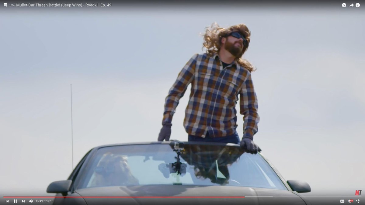 MMFFmagazine's tweet photo. Mullet-car thrash battle! Watch Ep. 49 of @RoadkillShow for a battle of dirt-cheap beaters: an SN95 Mustang V-6 &amp; a third-gen Camaro. Stream this episode &amp; catch up on all seasons of #Roadkill NOW on the @MotorTrendApp ➡️https://t.co/Q22cn9EwAk 
#MotorTrend #MMFFmagazine https://t.co/GDOZHnO2dC
